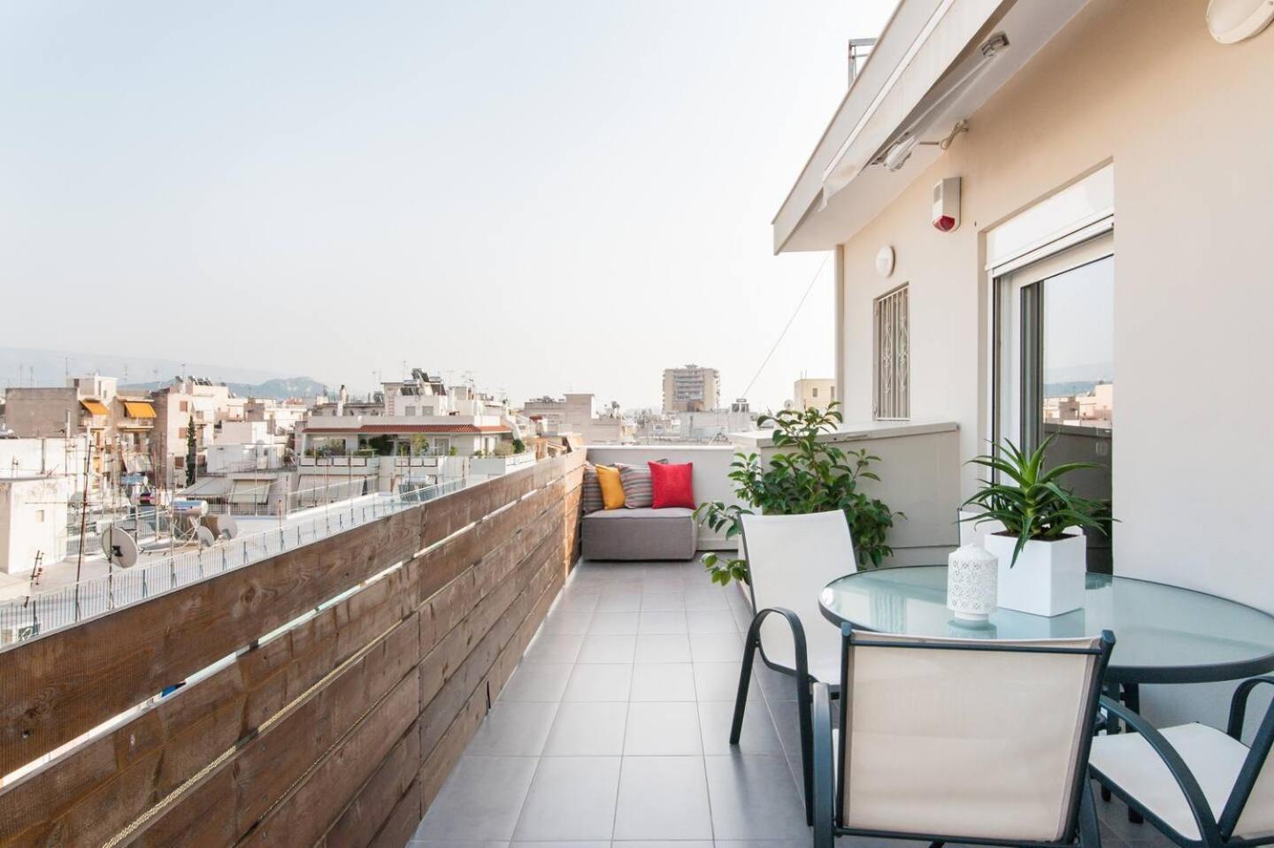 Ma Maison Nο 1, Penthouse, Acropolis And Lycabettus View, Ultra High Speed Internet 300 Mbps, 15' To Acropolis By Metro, 1' From Metro Station Athen Eksteriør bilde